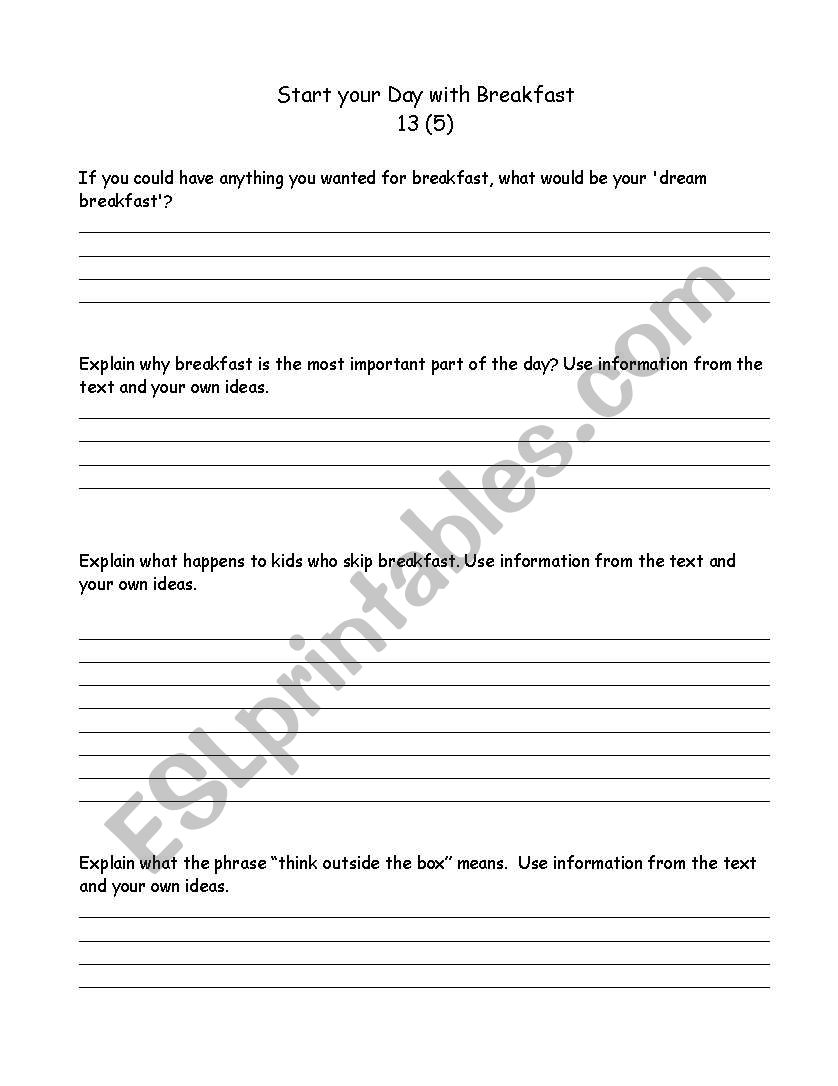 Nelson Literacy grade 5 worksheet