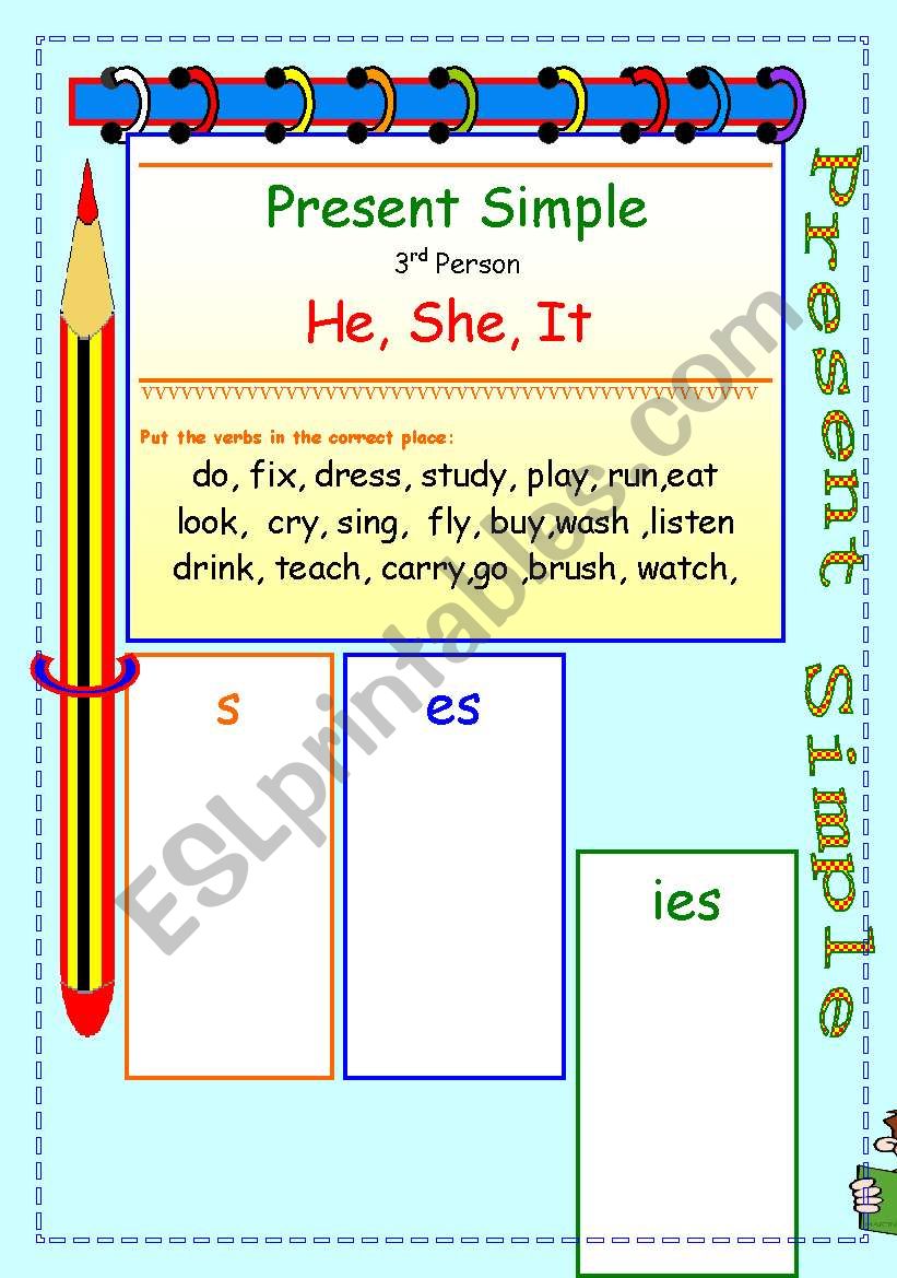 PRESENT SIMPLE worksheet