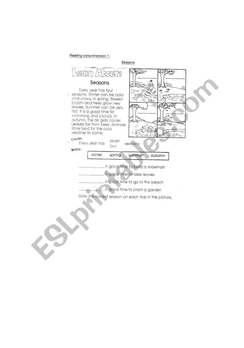 weather worksheet
