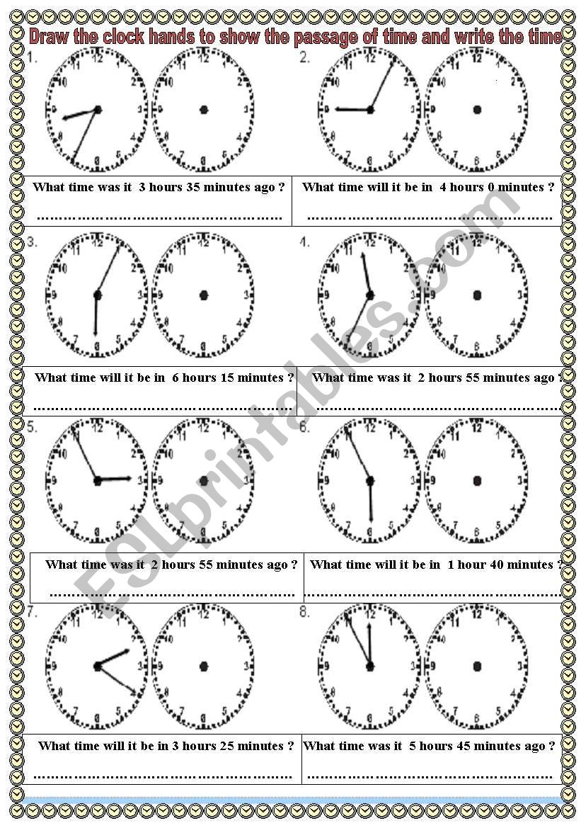 time worksheet