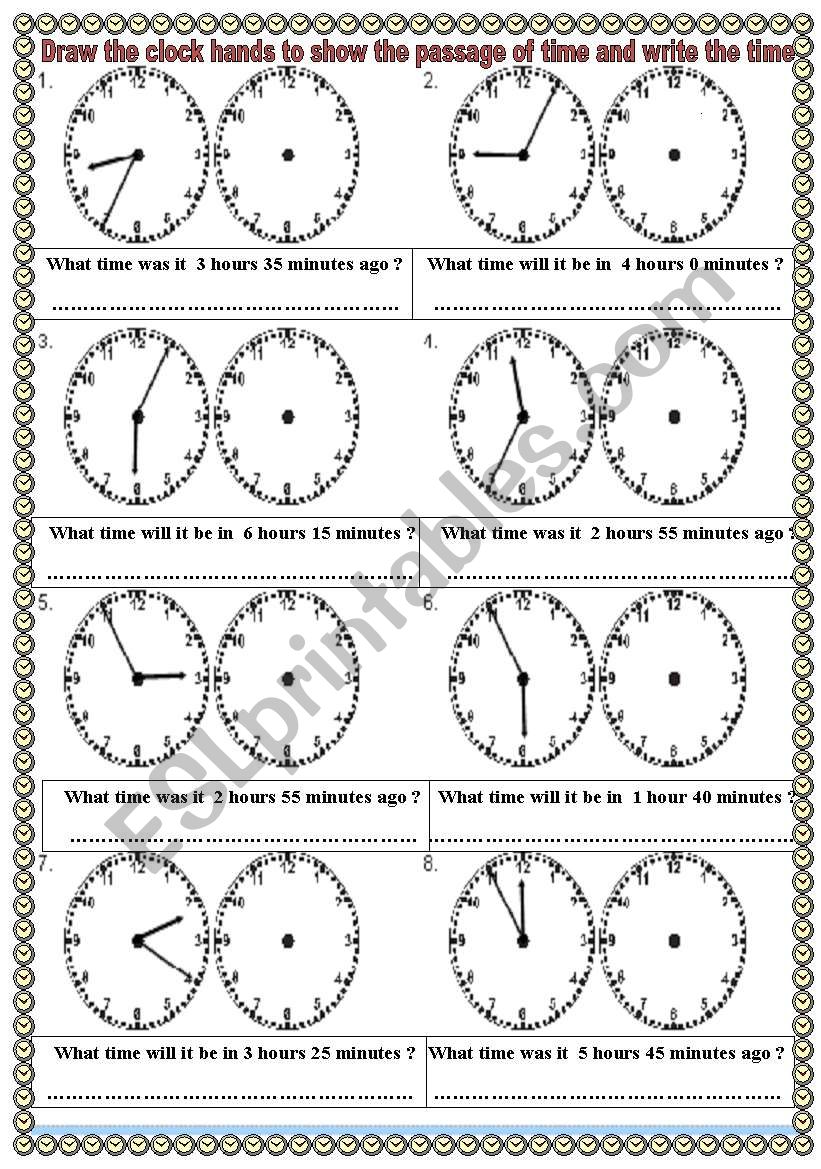 time worksheet