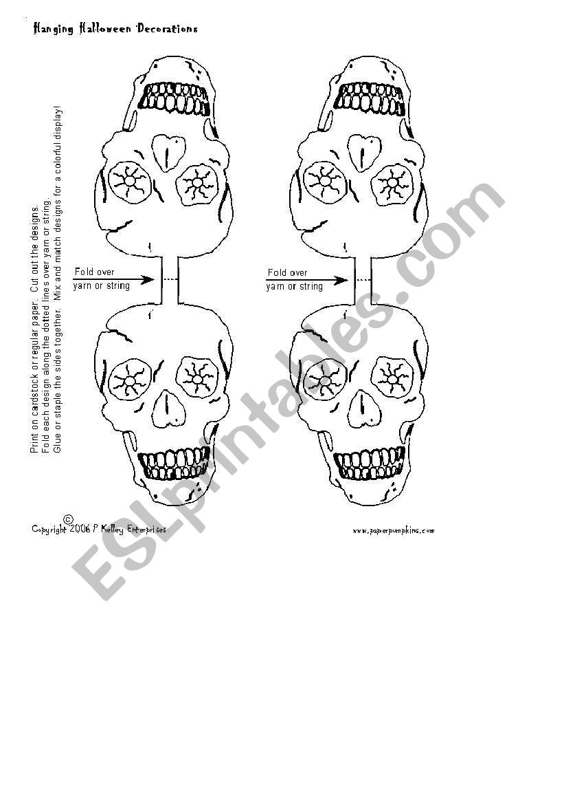 halloween worksheet
