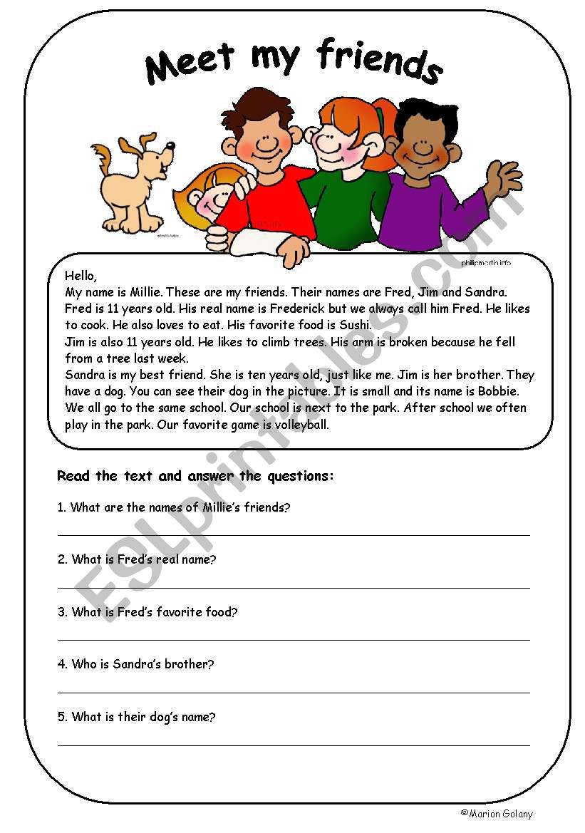 elementary-reading-to-practice-possessive-adjectives-esl-worksheet-by-mariong