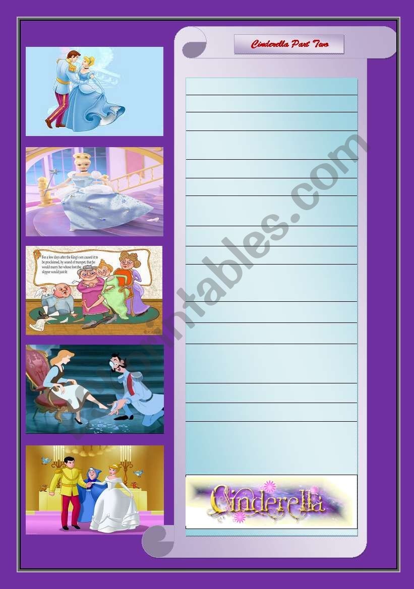 Cinderella ( Part Two 2 ) worksheet