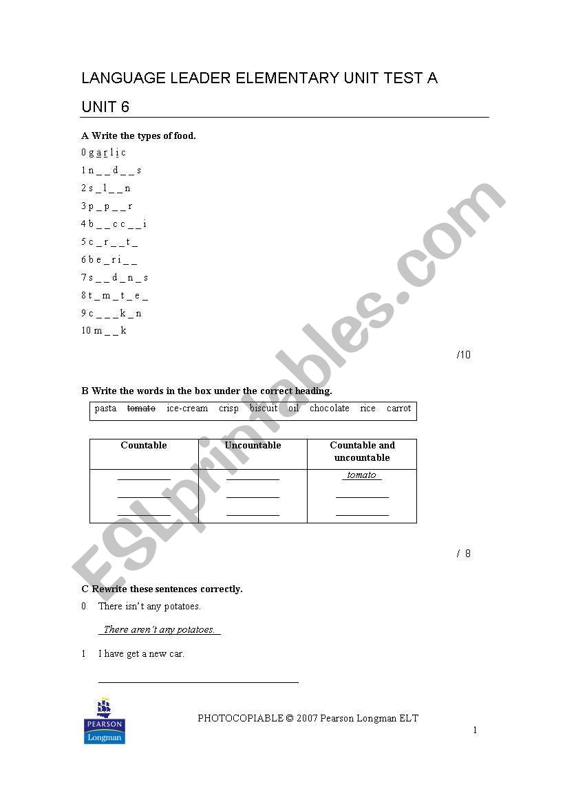worksheet worksheet