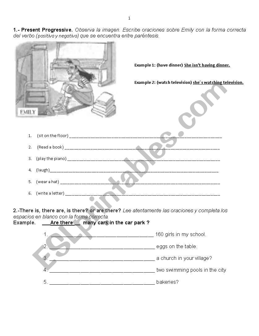 gerund worksheet