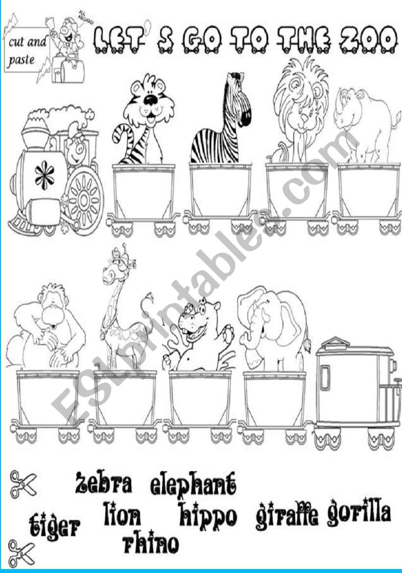 Let´S Go To The Zoo - Esl Worksheet By Nilgun_31