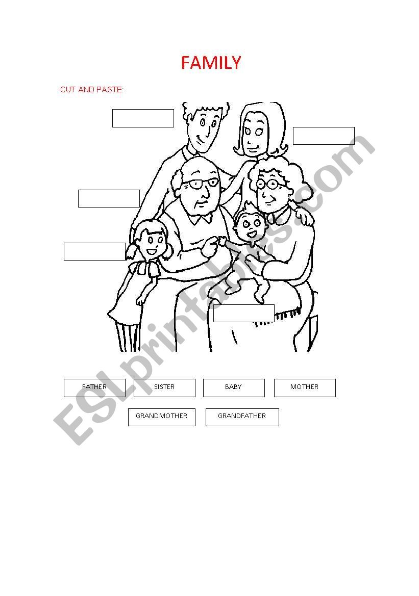 Family worksheet