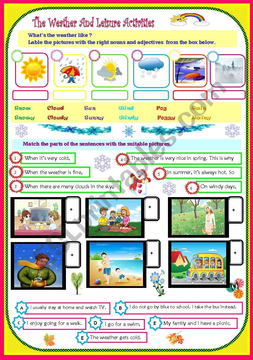 weather worksheet