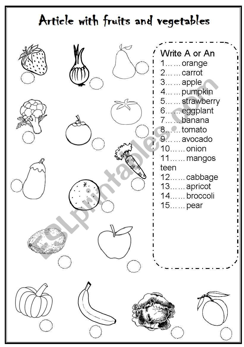 article with fruits and vegetables