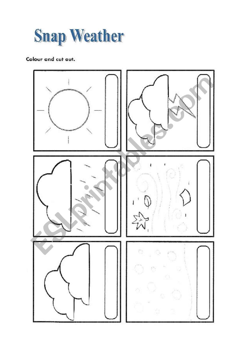 Snap Weather worksheet