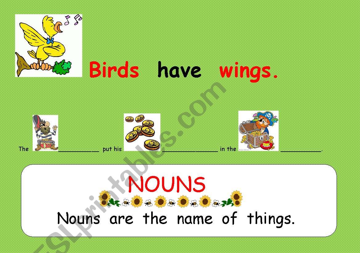 Nouns worksheet