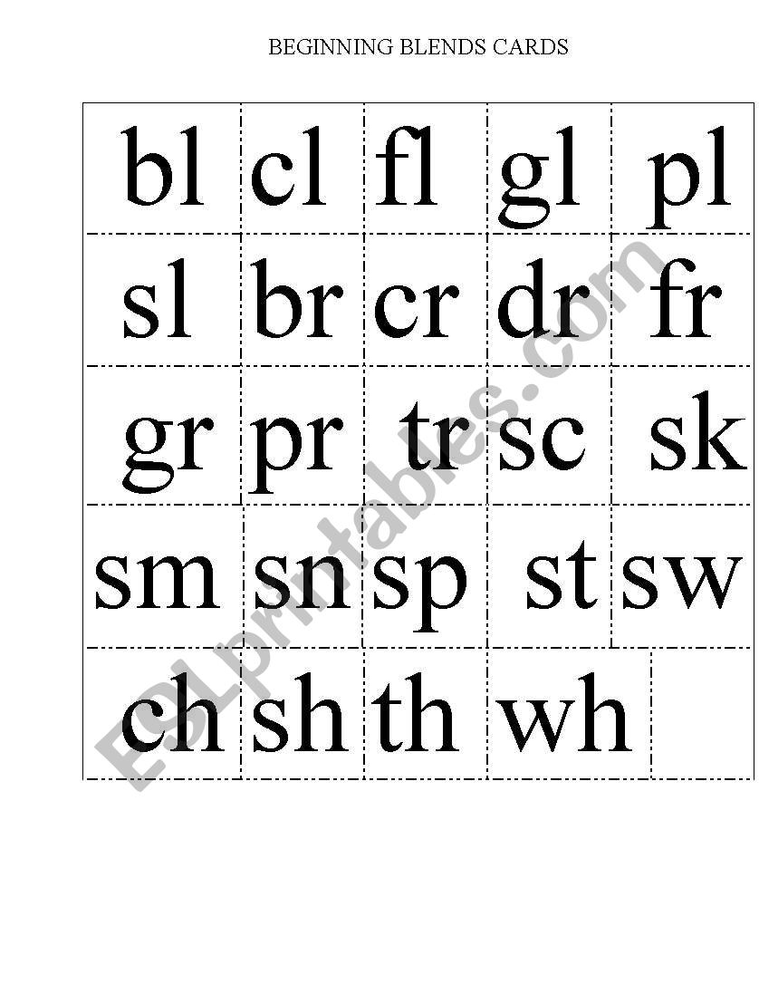 Phonics worksheet