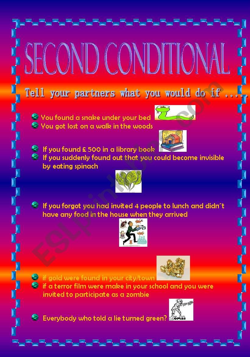 Second Conditional worksheet