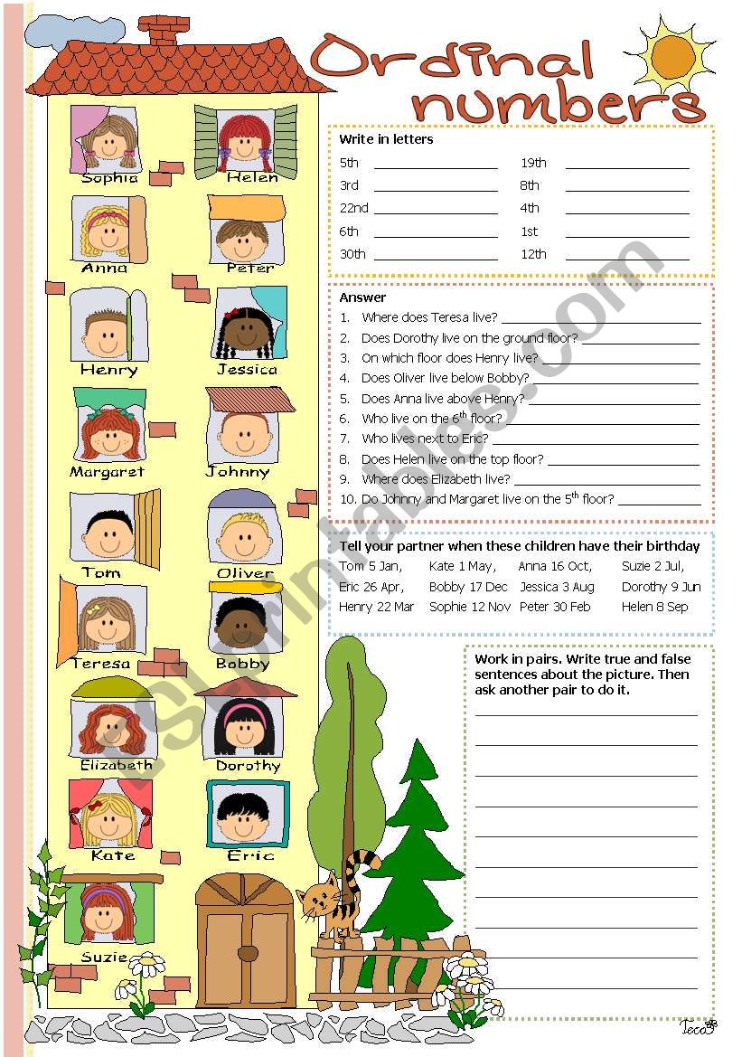 ordinal-numbers-esl-worksheet-by-tecus