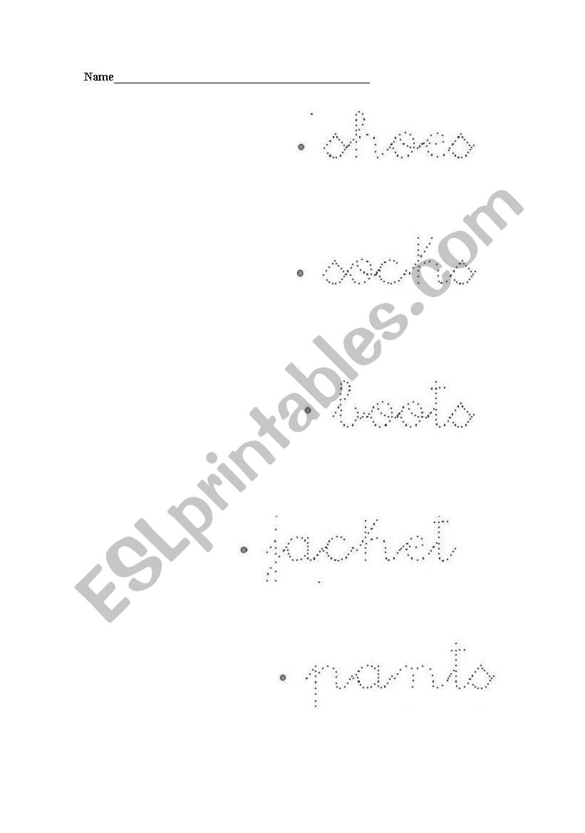 Clothes worksheet
