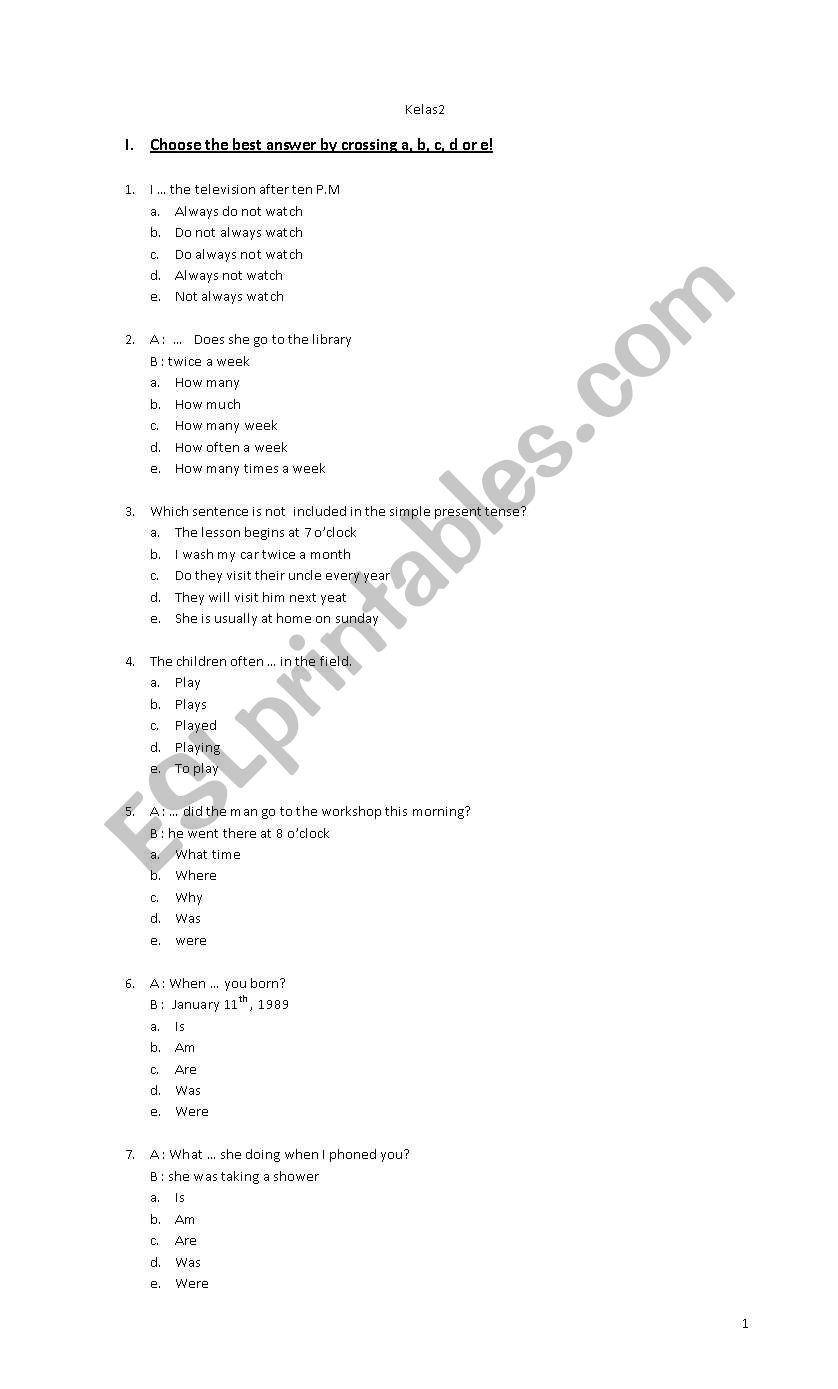 relative clause worksheet