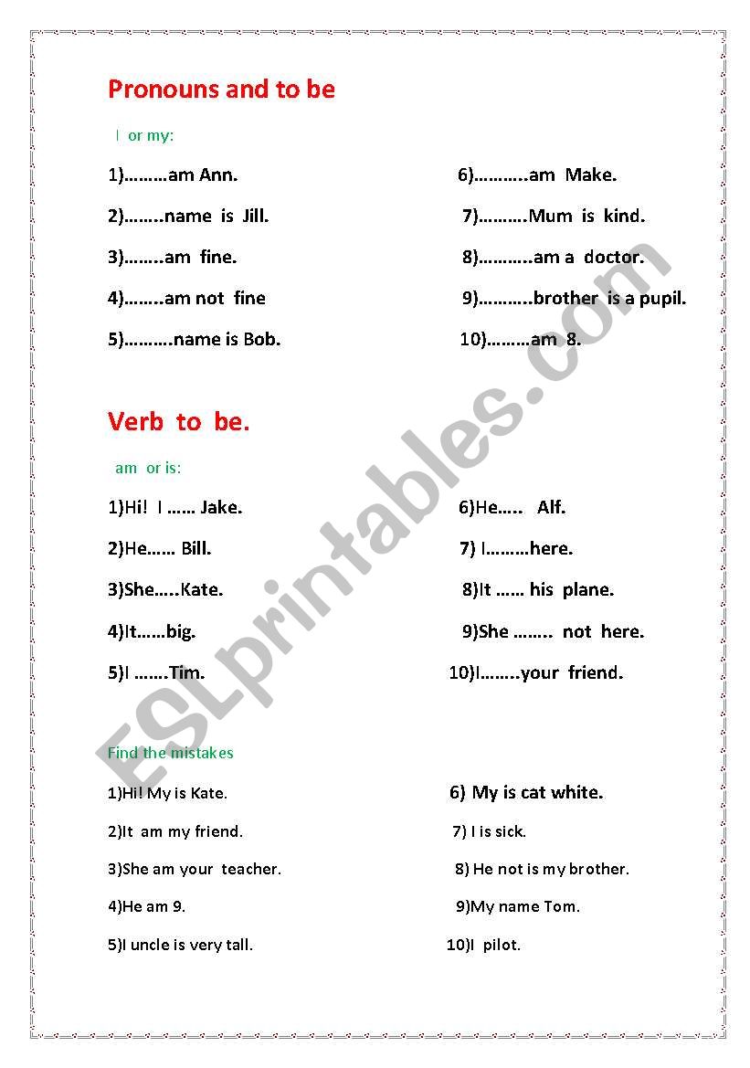 Simple worksheet worksheet