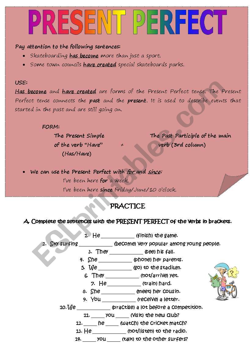 present-perfect-part1-esl-worksheet-by-mguida