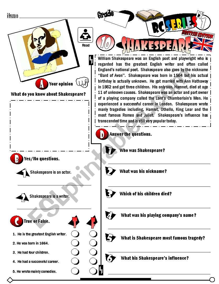 RC Series_British Edition_10 Shakespeare (Fully Editable + Key) 