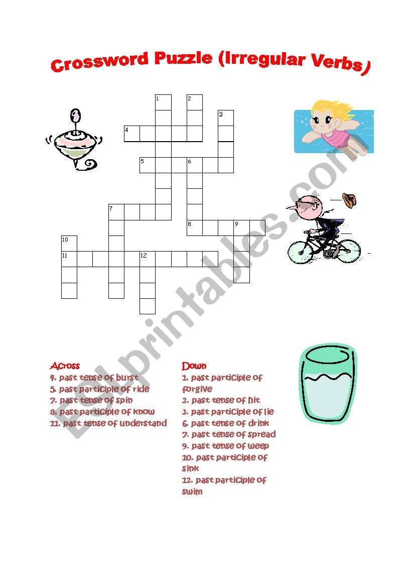 Crossword Puzzle (Irregular Verbs)