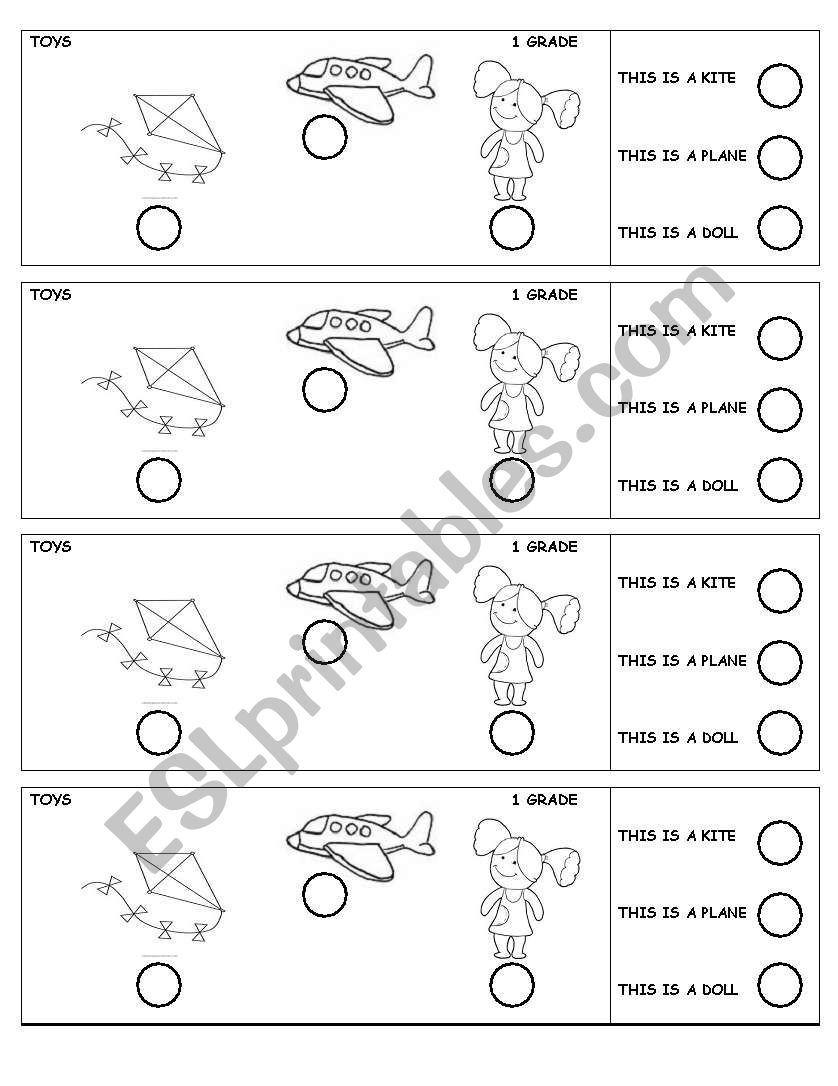 toys worksheet