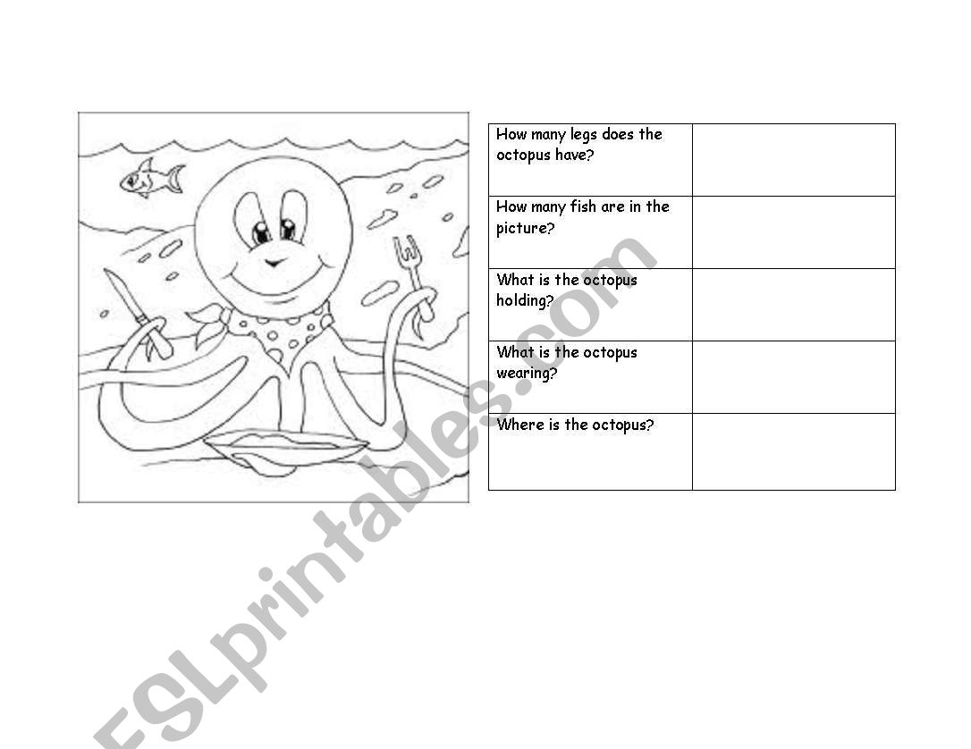 Look and Think worksheet