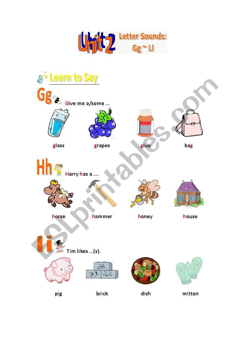 A Series of Phonics Printables Unit 2(1)