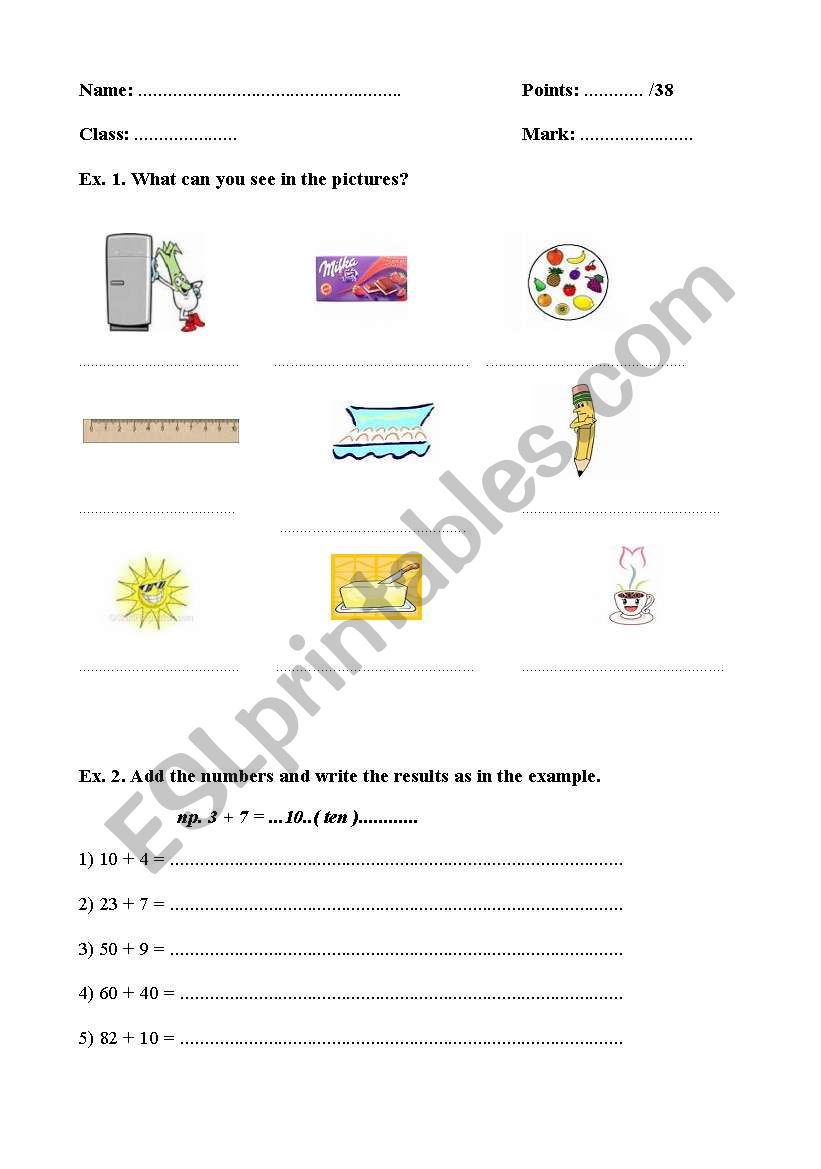 Young learners ESL worksheets