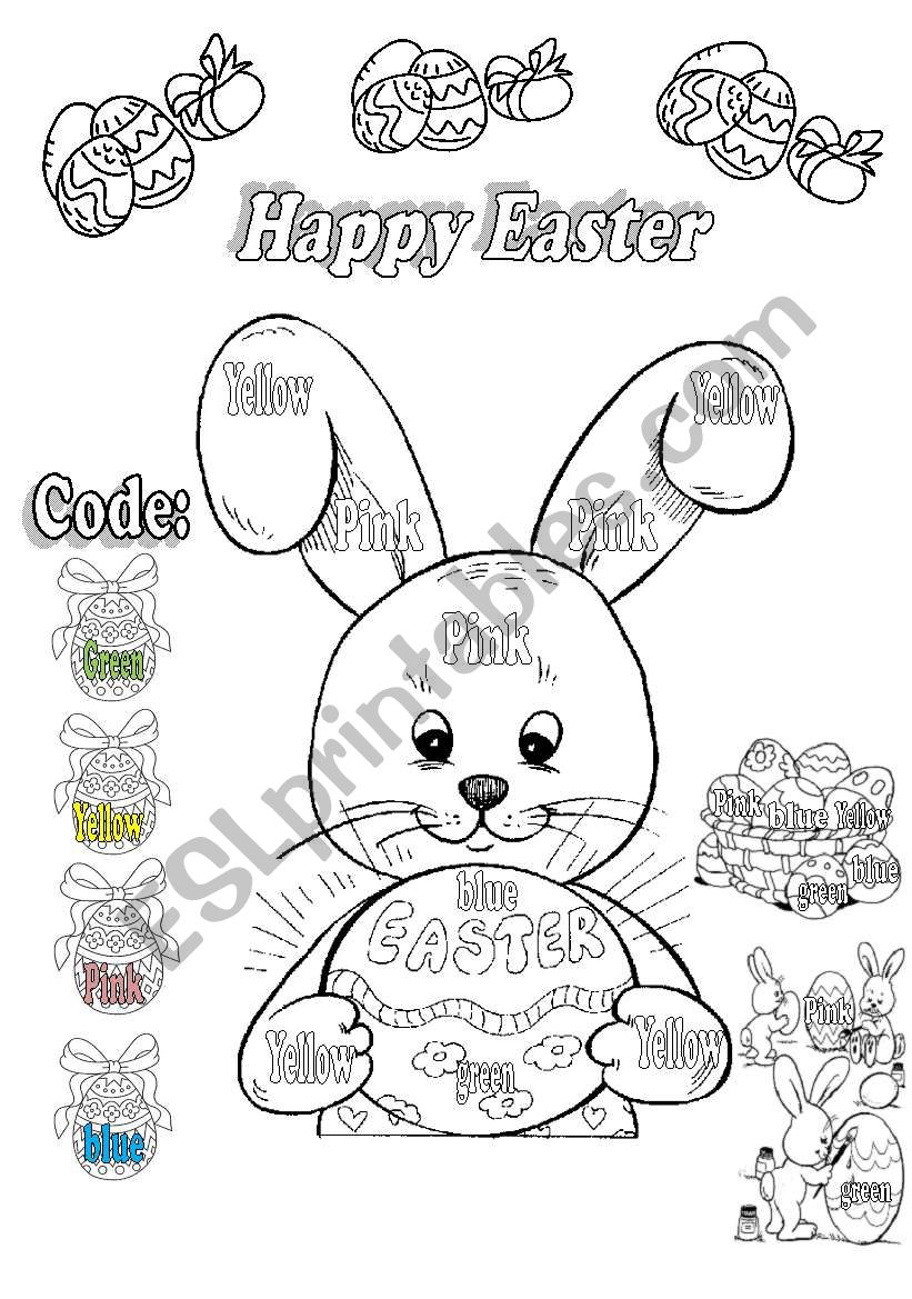 Happy Easter worksheet