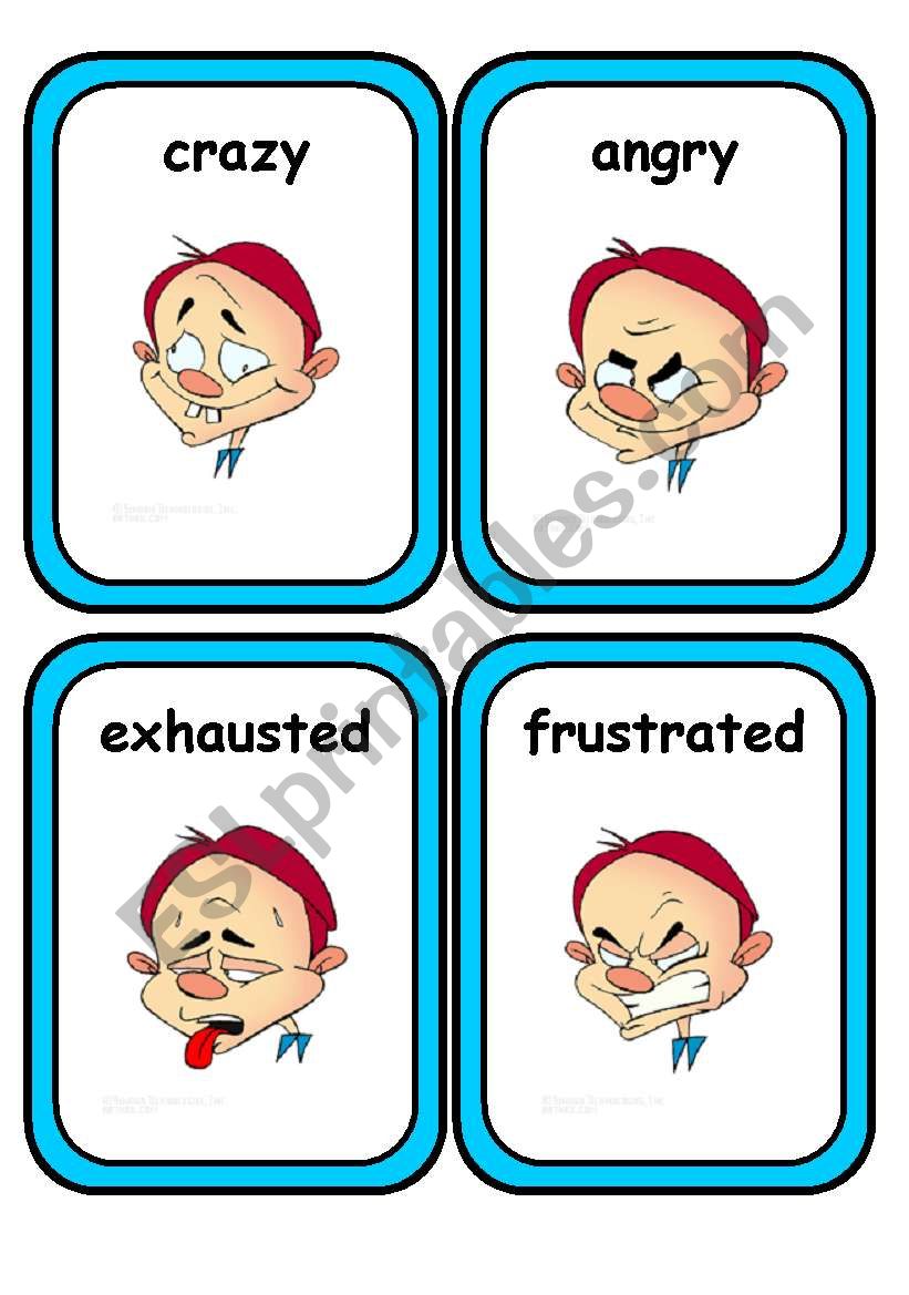 Feelings and Emotions worksheet