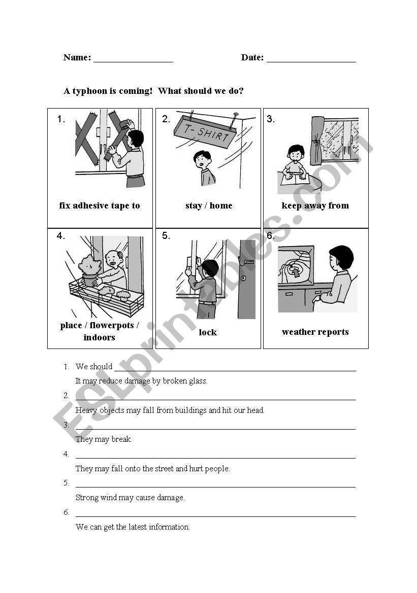 We should... worksheet