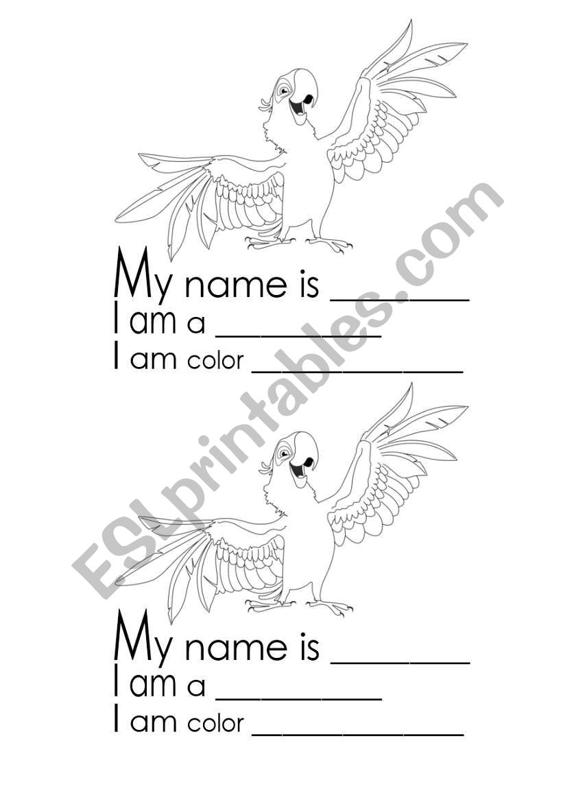 Rio printable worksheet