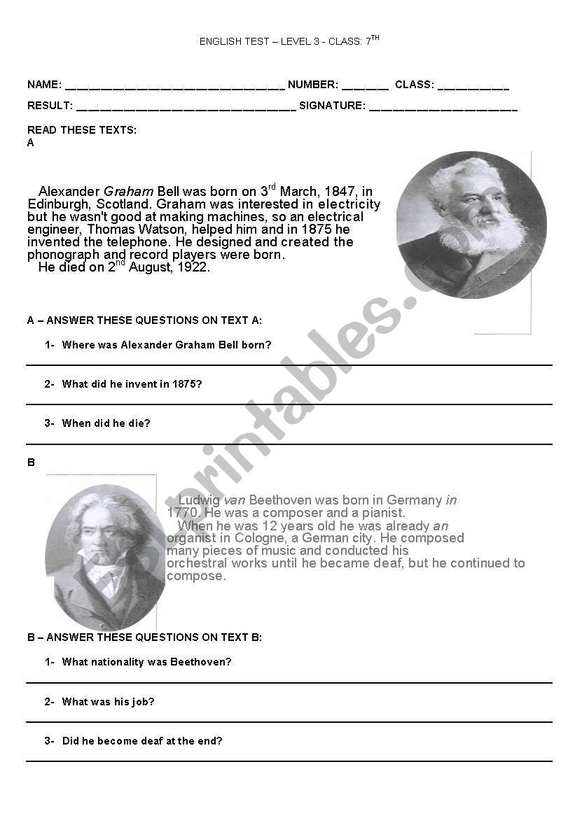 Past Simple worksheet