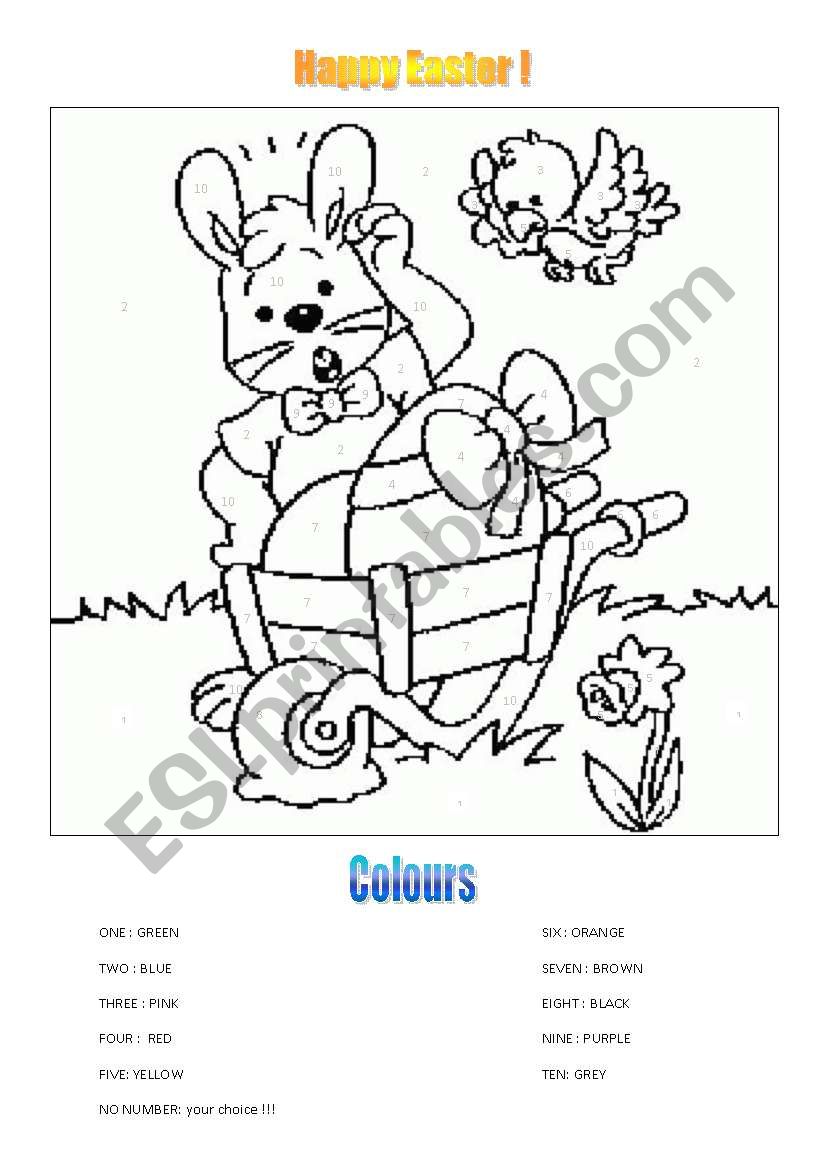 Happy Easter ! worksheet