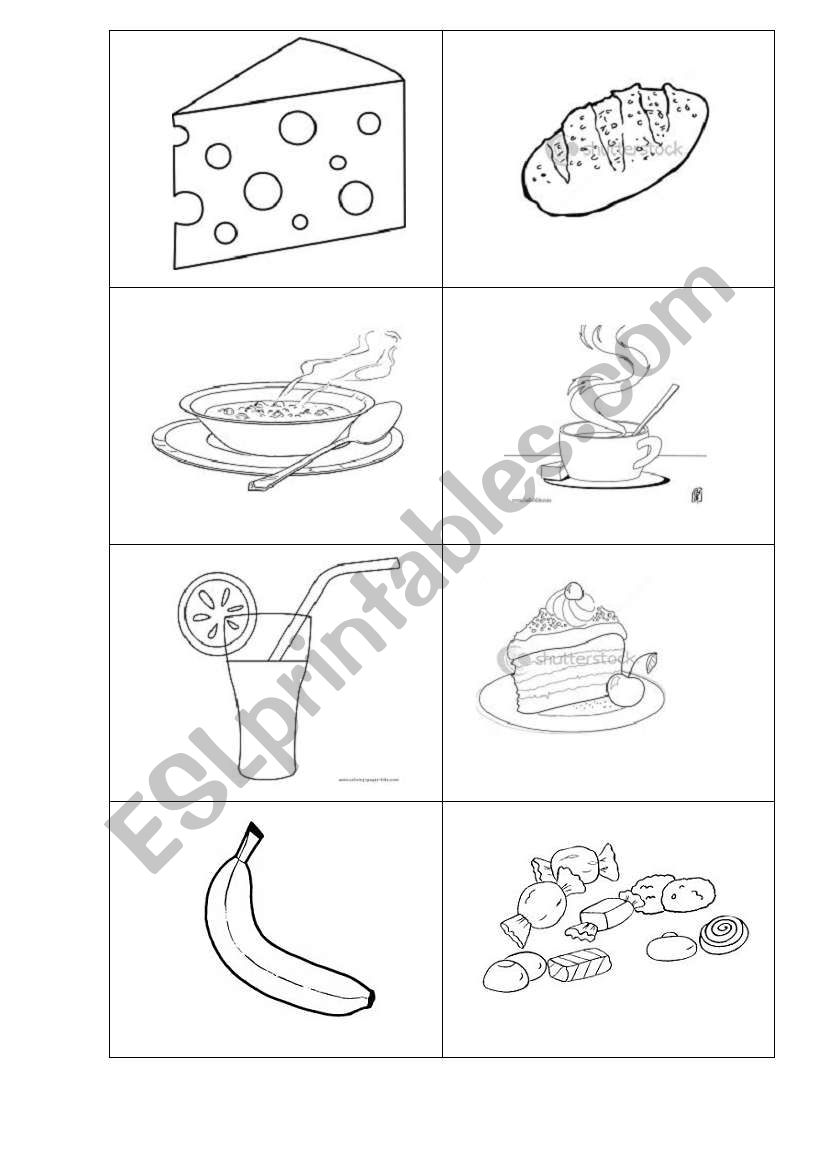 Food worksheet