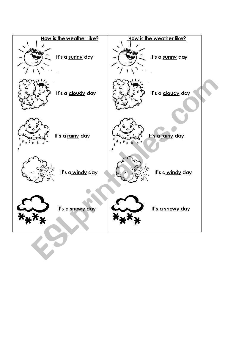 weather worksheet