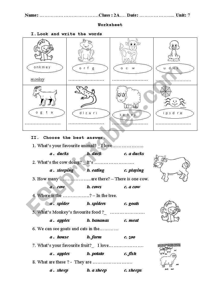 worksheet for kids from 7 - 8 worksheet