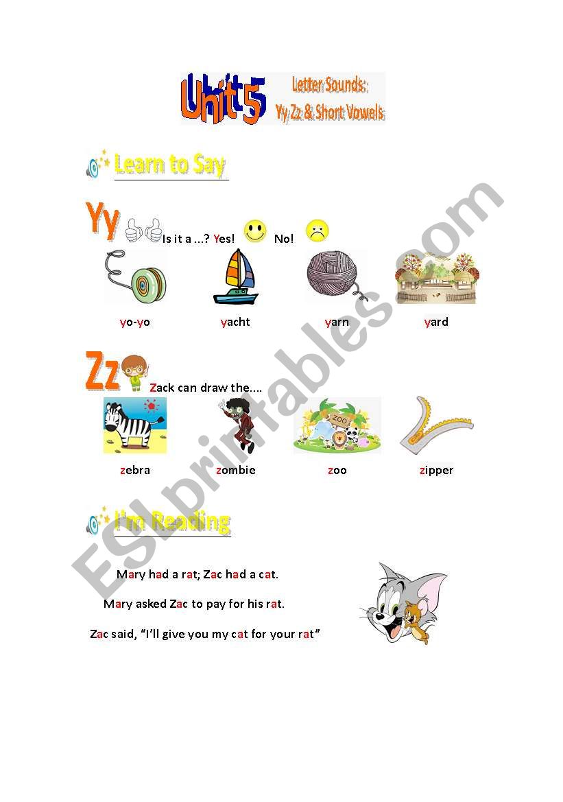 A Series of Phonics Printables Unit 5 (1)