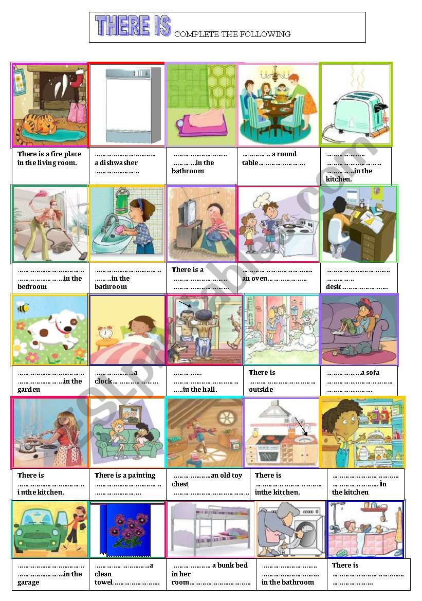 There is worksheet