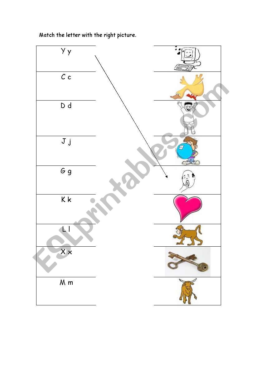 initial sounds worksheet