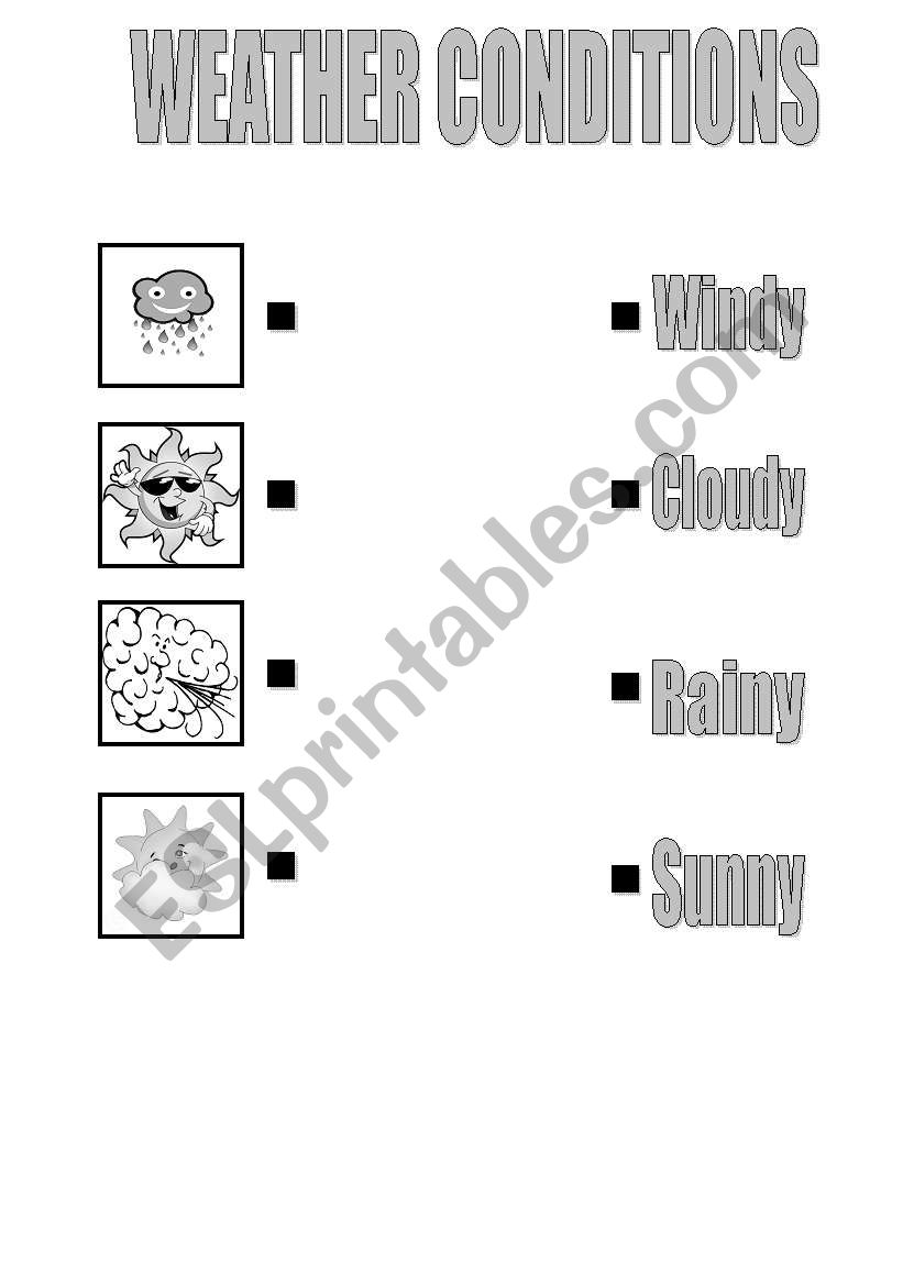 match weather  worksheet