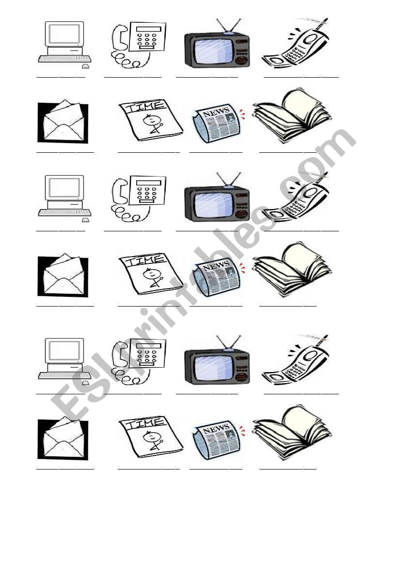 means of transportation worksheet