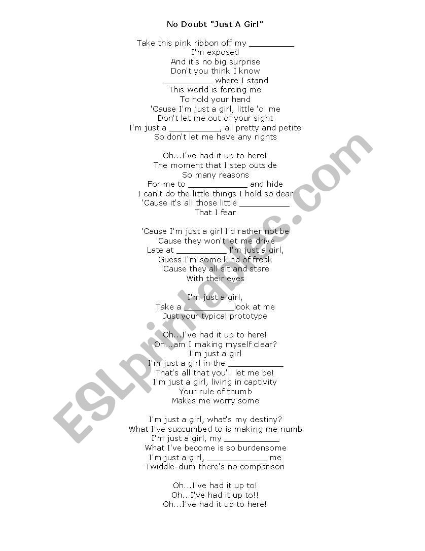 Lyrics to 