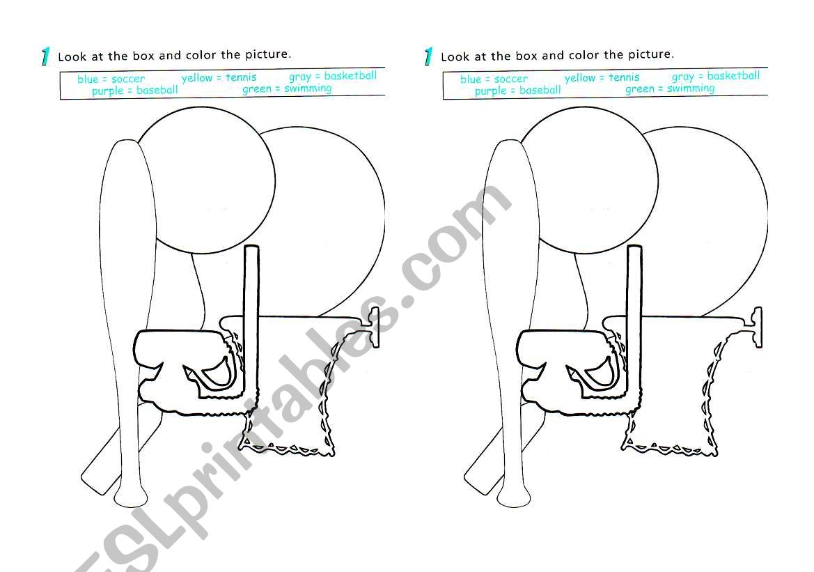 sports worksheet