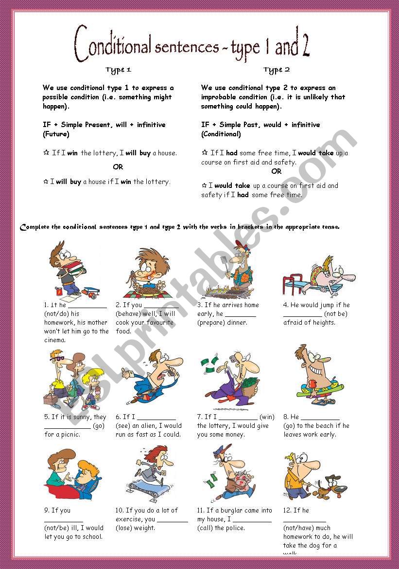 Conditional Sentences Type 2 Worksheet Ghana Tips