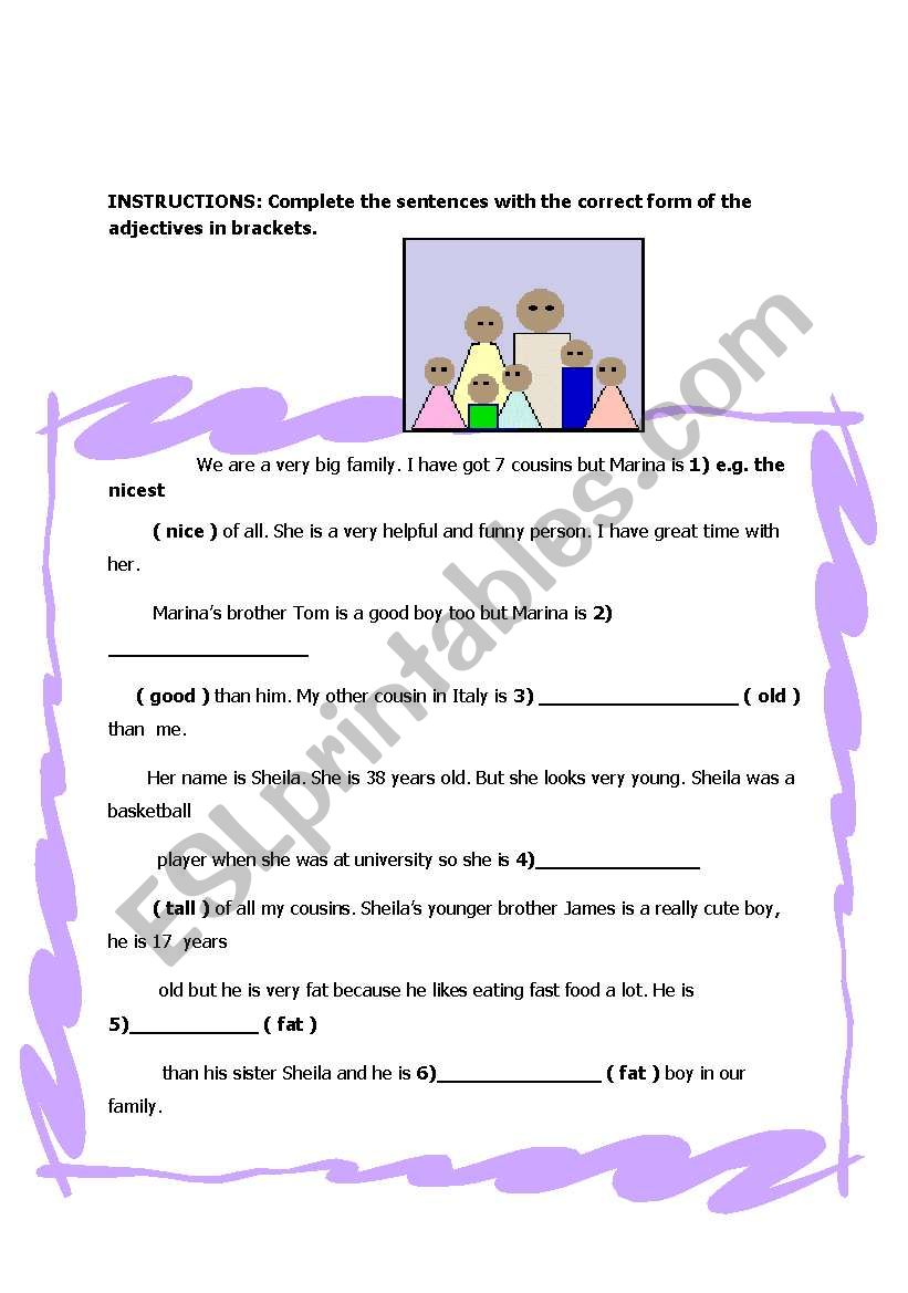 comparative superlative adjectives