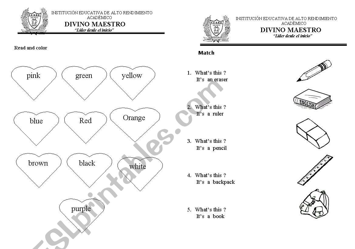 family worksheet