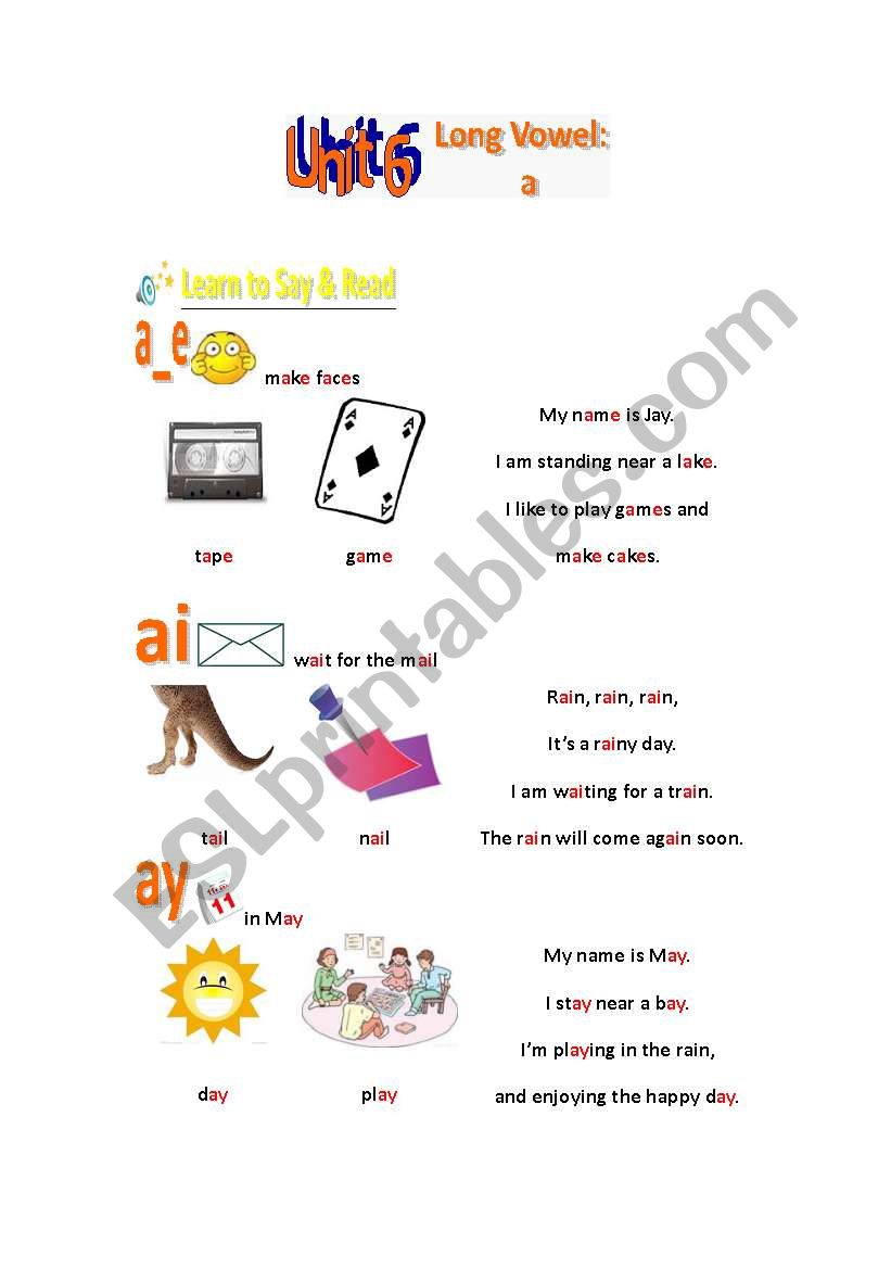 A Series of Phonics Printables Unit 6 (1)