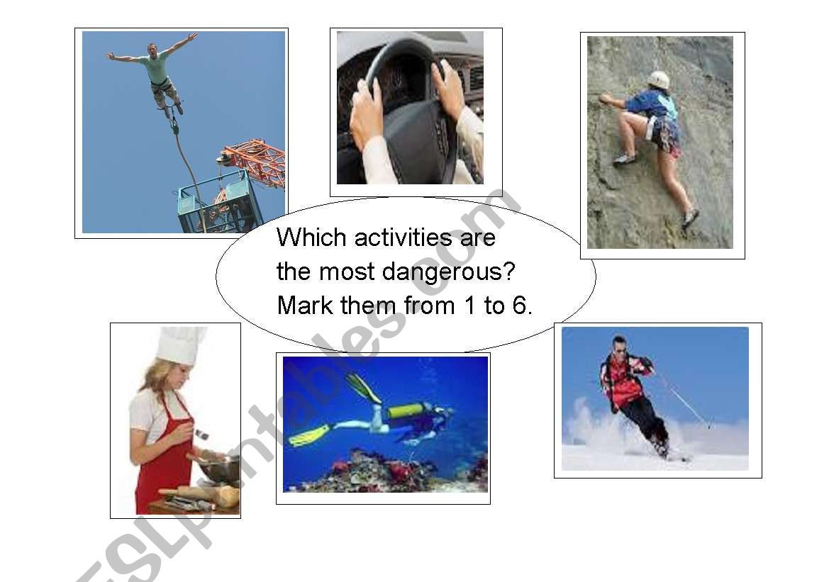 Dangerous Activities - Speaking 